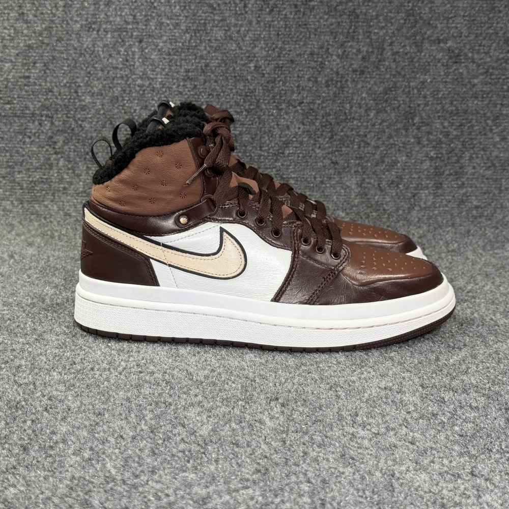 Jordan 1 Acclimate Shoes Womens 10 Brown Basalt Chocolate Athletic High Sneakers